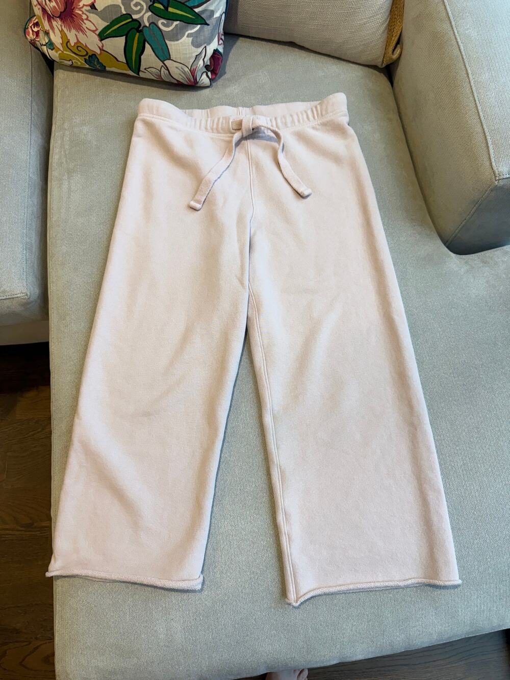 Frank & Eileen Catherine Favorite Cropped Sweatpants Pale Pink Small